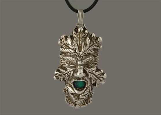 Green Man Pendant