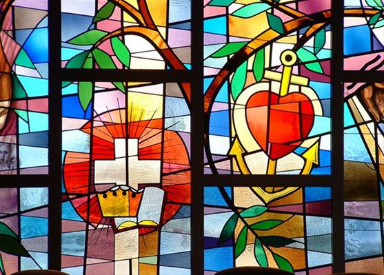 Chapel Side Windows, Concordia Lutheran High School 