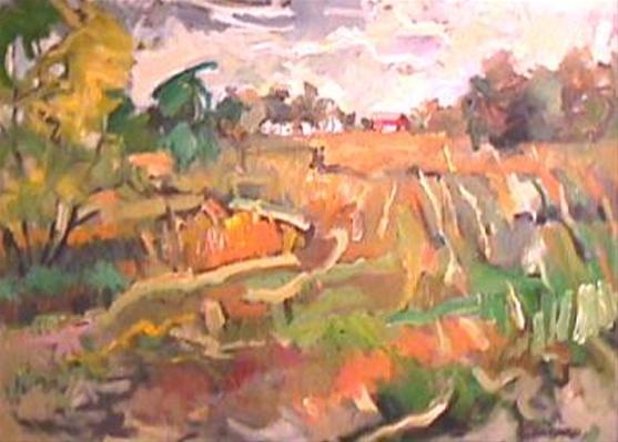 Fall Farm Scene