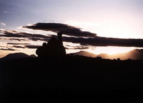 Pinnacles at Sunset, Utah