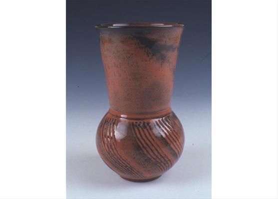 Red Vase