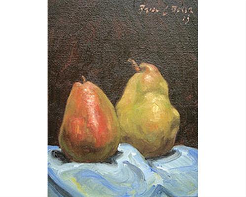 Two Upright Pears