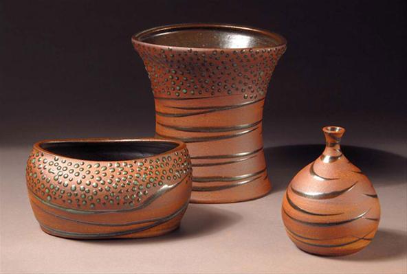 Cinnamon with Green Trail and Dots