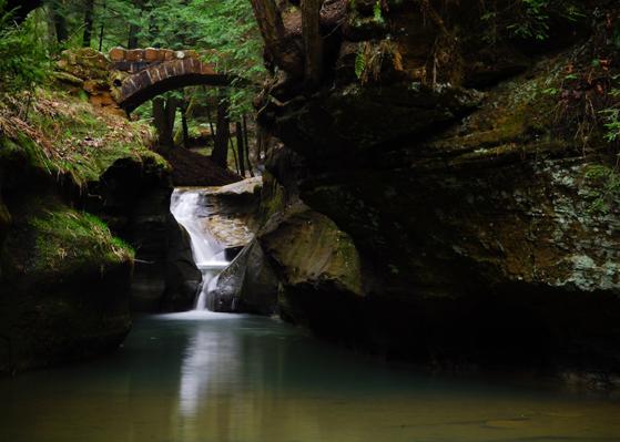 Middle Falls of Old Mans Cave