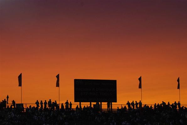 Sunset at the Races