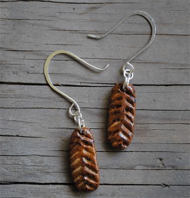Rust Earrings