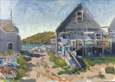 Fish Shacks, Monhegan Island, Maine