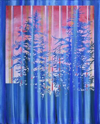 Primary Evergreen Abstract